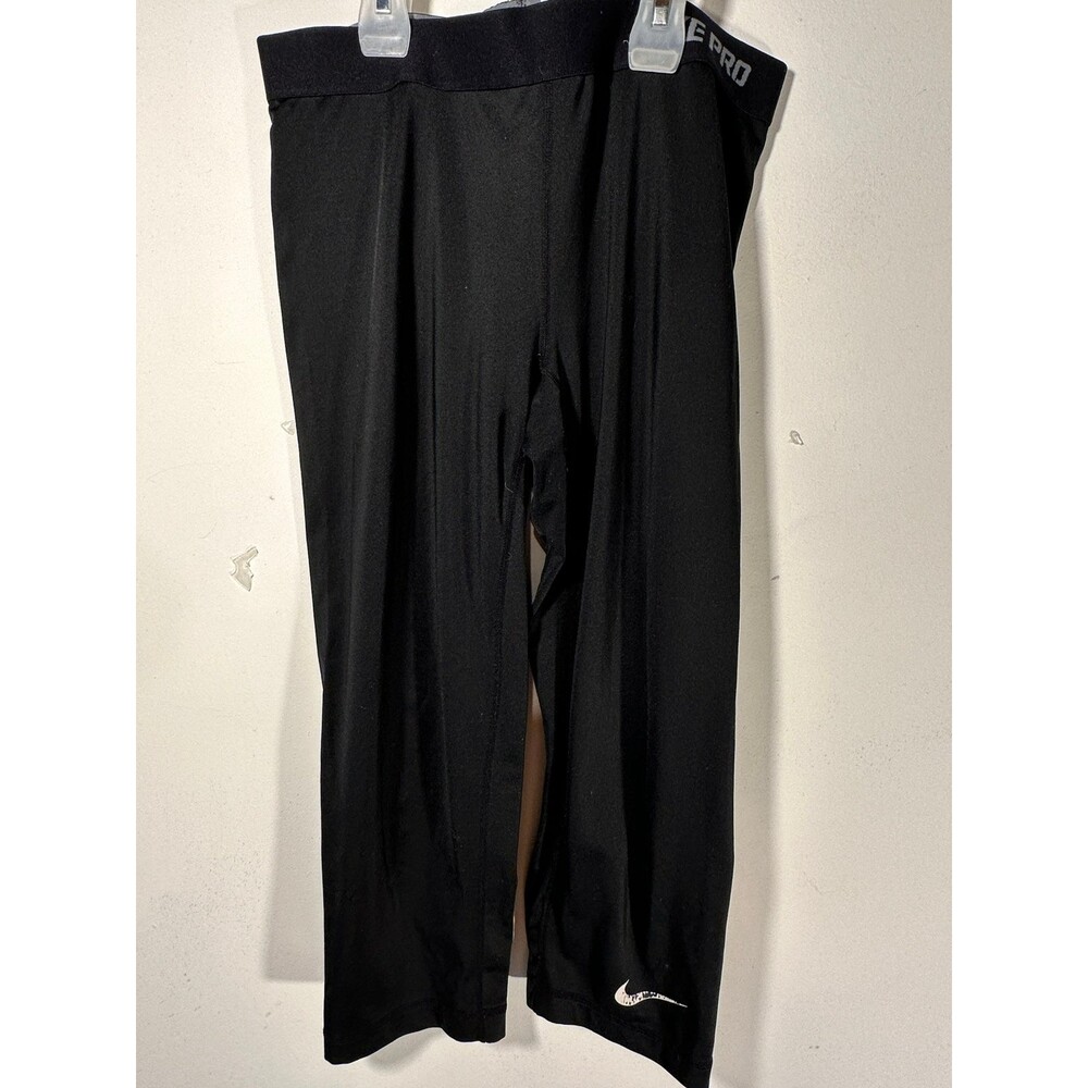 Nike crop tights size large black
